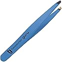 Tweezer Guru Tweezers for Women - Slant Pointed Precision Tweezers for Eyebrows & Ingrown Hair Removal - Blackhead and Splinter Tweezer with Sharp Beauty & Personal Care TWEEZER GURU