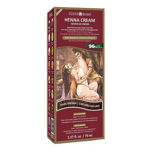 Surya Brasil Henna Dark Brown Cream - 2.37 Ounce Beauty & Personal Care Surya Brasil