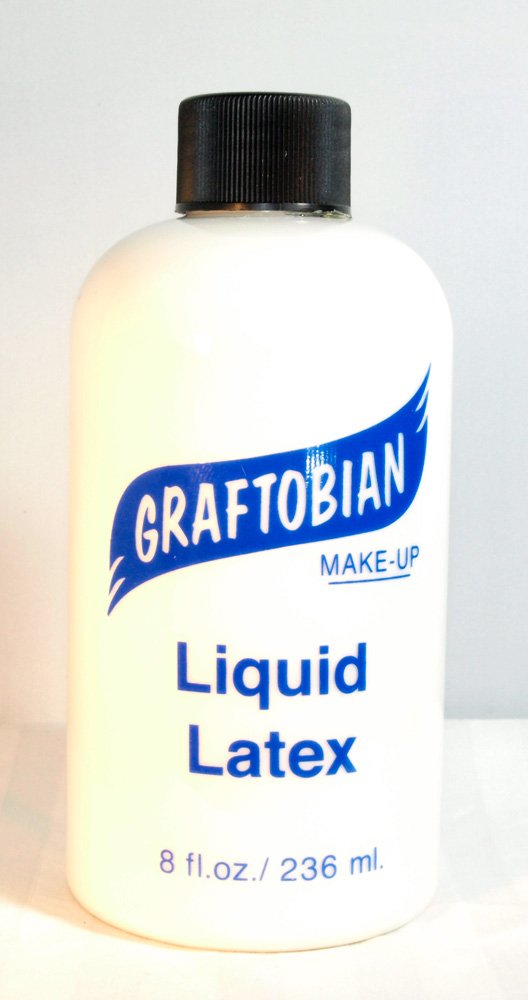 Graftobian Liquid Latex SFX Makeup - Professional Skin Safe Adhesive for Special Effects and Body FX, For Theatrical Stage, Cosplay, and Halloween Beauty & Personal Care Graftobian