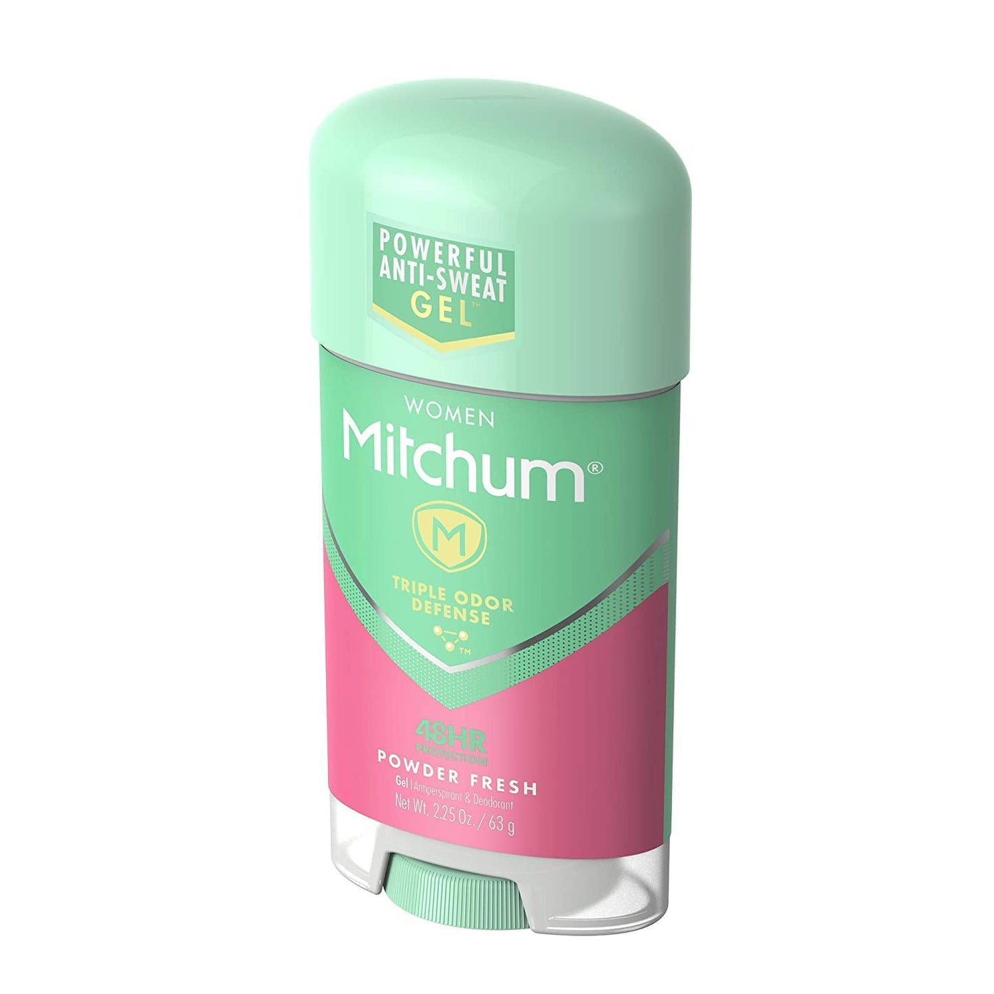 Mitchum Gel Anti-Perspirant Deodorant, Triple Odor Defense for Women, Powder Fresh, 2.25 Oz - 4 Pack Beauty and Personal Care Mitchum