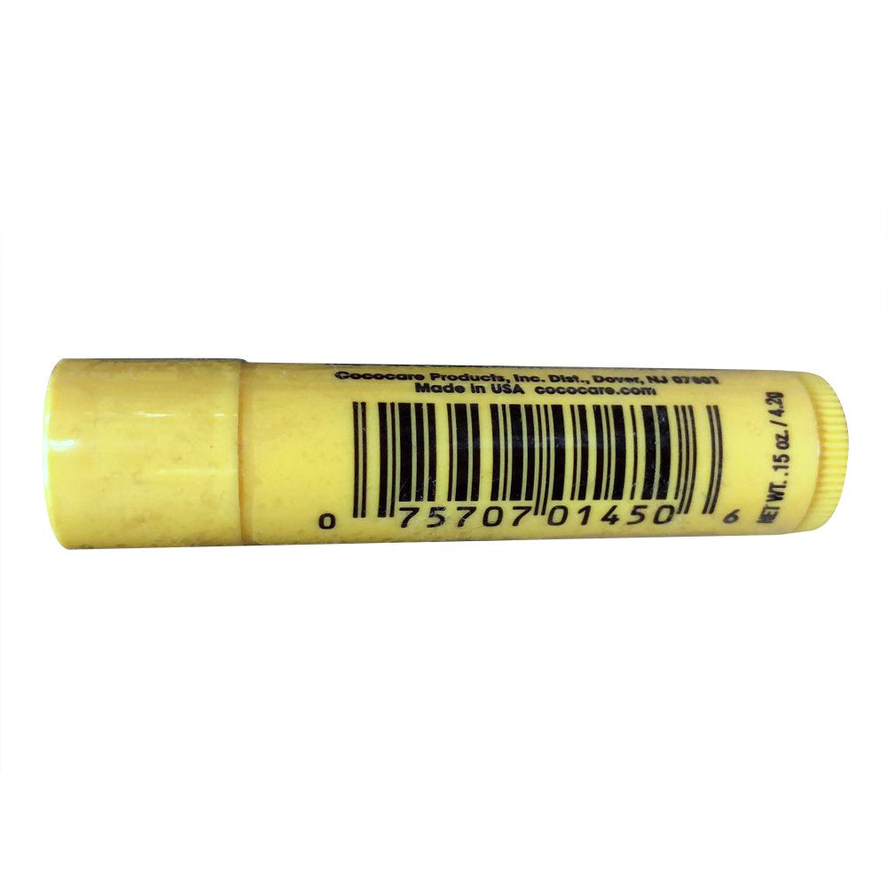 Cococare Cocoa Butter Lip Balm - The Little Yellow Stick Enriched with Natural Cocoa Butter - Conditions & Protects Lips - 0.15oz (Pack of 12) Beauty & Personal Care COCOCARE