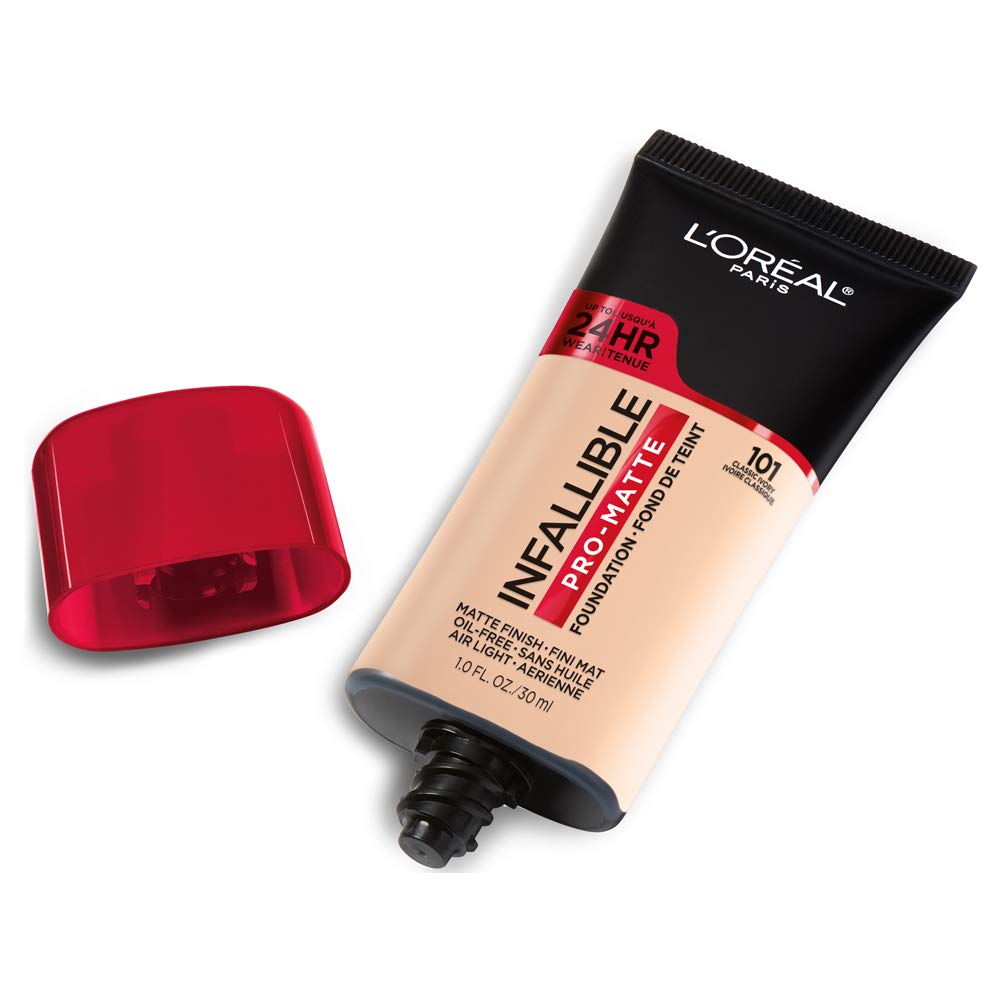 L'Oréal Paris Infallible Pro-Matte Foundation, Classic Ivory, 1 fl. oz. Beauty & Personal Care L'Oreal Paris