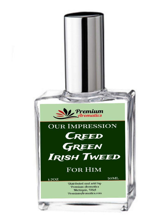 Premium Aromatics Our Impression of fragrance perfumes and colognes (1.7oz / 50ml) (Green Irish Tweed) Beauty & Personal Care Premium Aromatics