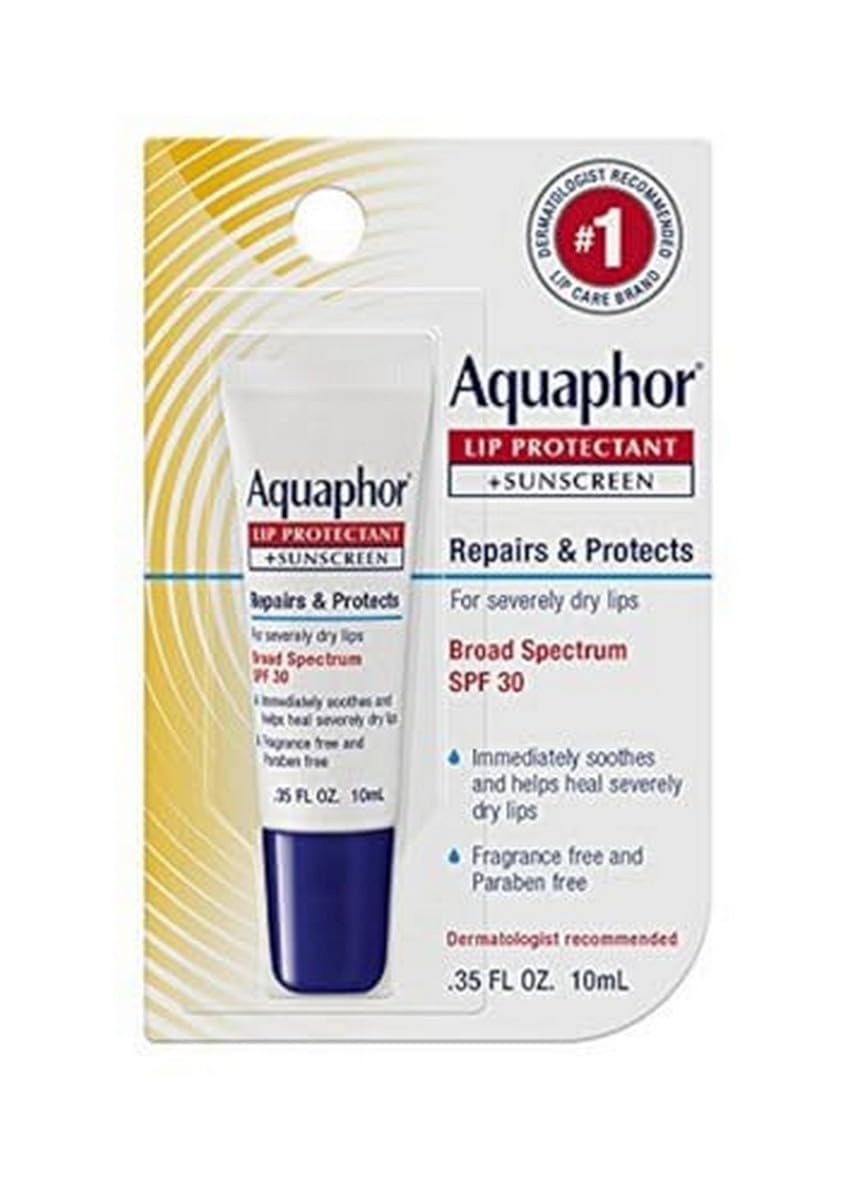 Aquaphor Lip Repair + Protect UVA/UVB, SPF 30, 0.35 Ounce (Pack of 6) Beauty and Personal Care Aquaphor