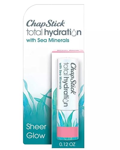 Chapstick Total Hydration Sea Minerals Lip Balm - 0.12oz (Sheer Glow) Beauty & Personal Care ChapStick