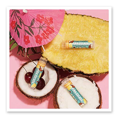 Crazy Rumors Piña Colada Lip Balm. 100% Natural, Vegan, Plant-Based, Made in USA (1-Pack) Beauty & Personal Care Crazy Rumors