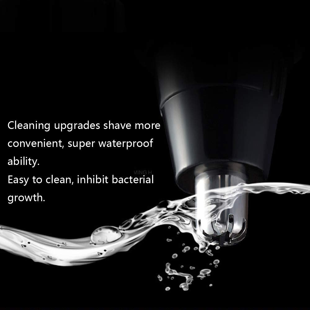 Men's Electric Shaver 3 with 1 Rotary Shaver Cordless Waterproof USB Quick Charge Wet/Dry Electric Shaver Includes Clipper and Nose Hair Trimmer Beauty and Personal Care INVODA