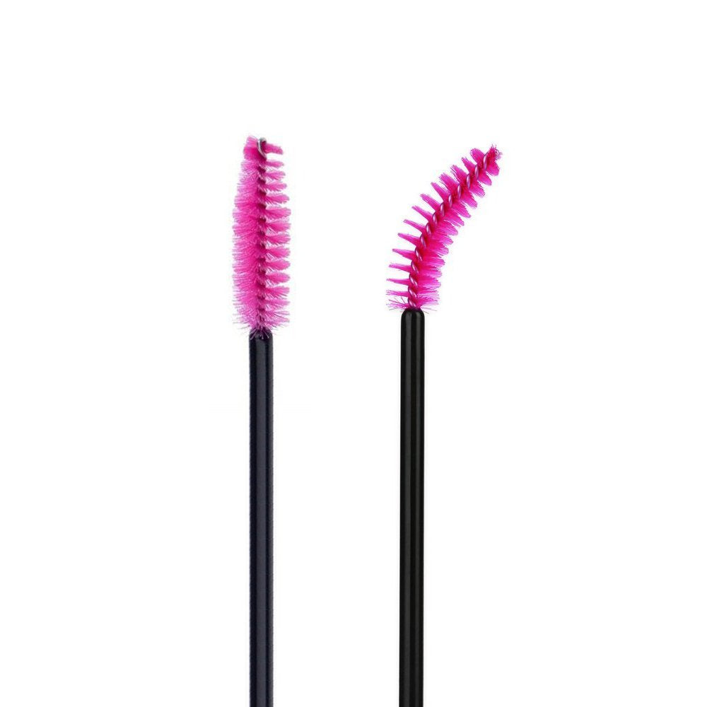 G2PLUS 100PCS Disposable Eyelash Brushes, Rose Mascara Wands Applicator Makeup Kits, Eyelash Spoolies Brushes for Eyelash Extensions and Eyebrows Beauty & Personal Care G2PLUS