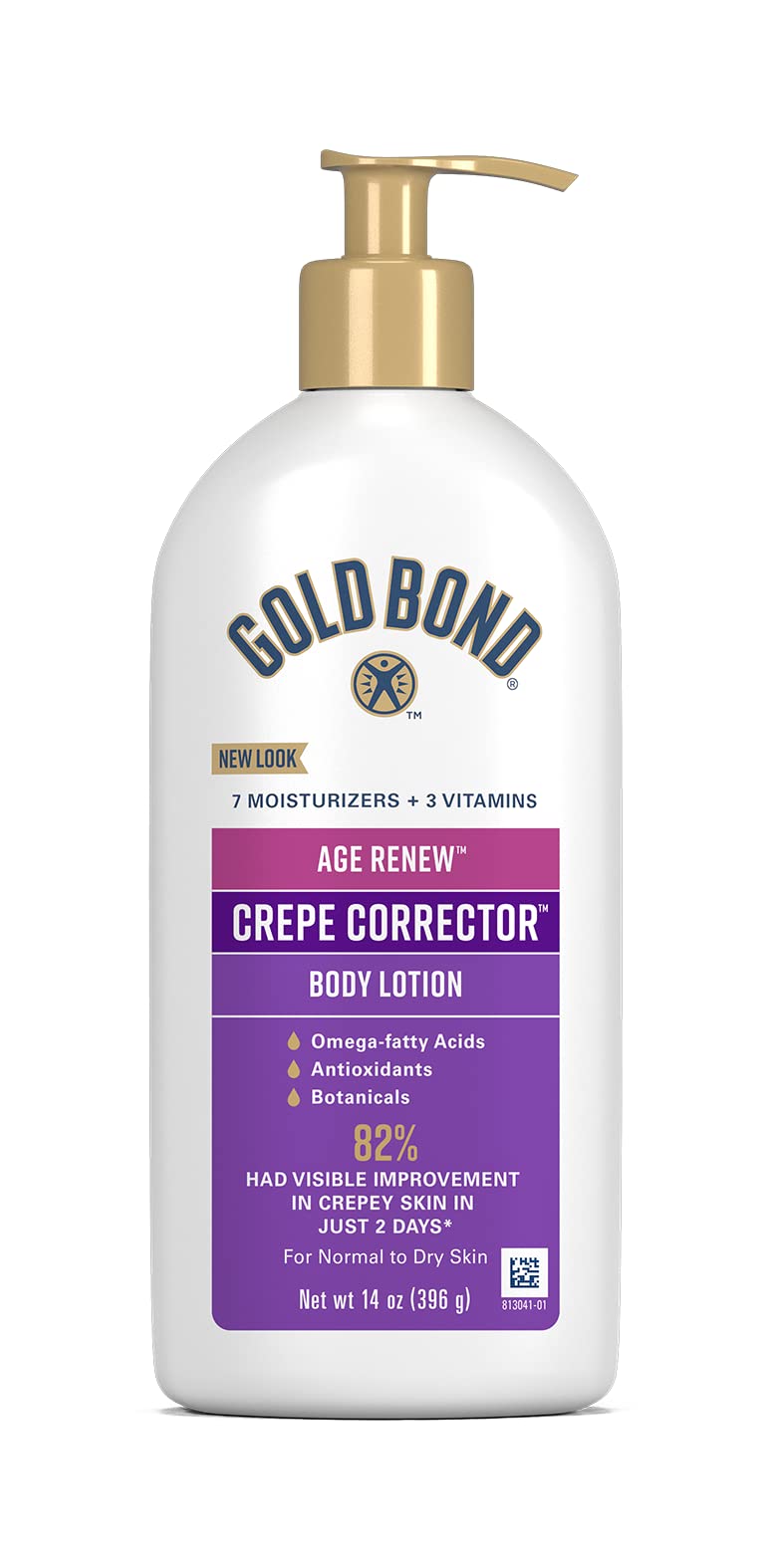 Gold Bond Age Renew Crepe Corrector Body & Face Lotion, Replenishing & Smoothing Formula, 14 oz., Packaging may vary Beauty & Personal Care Gold Bond