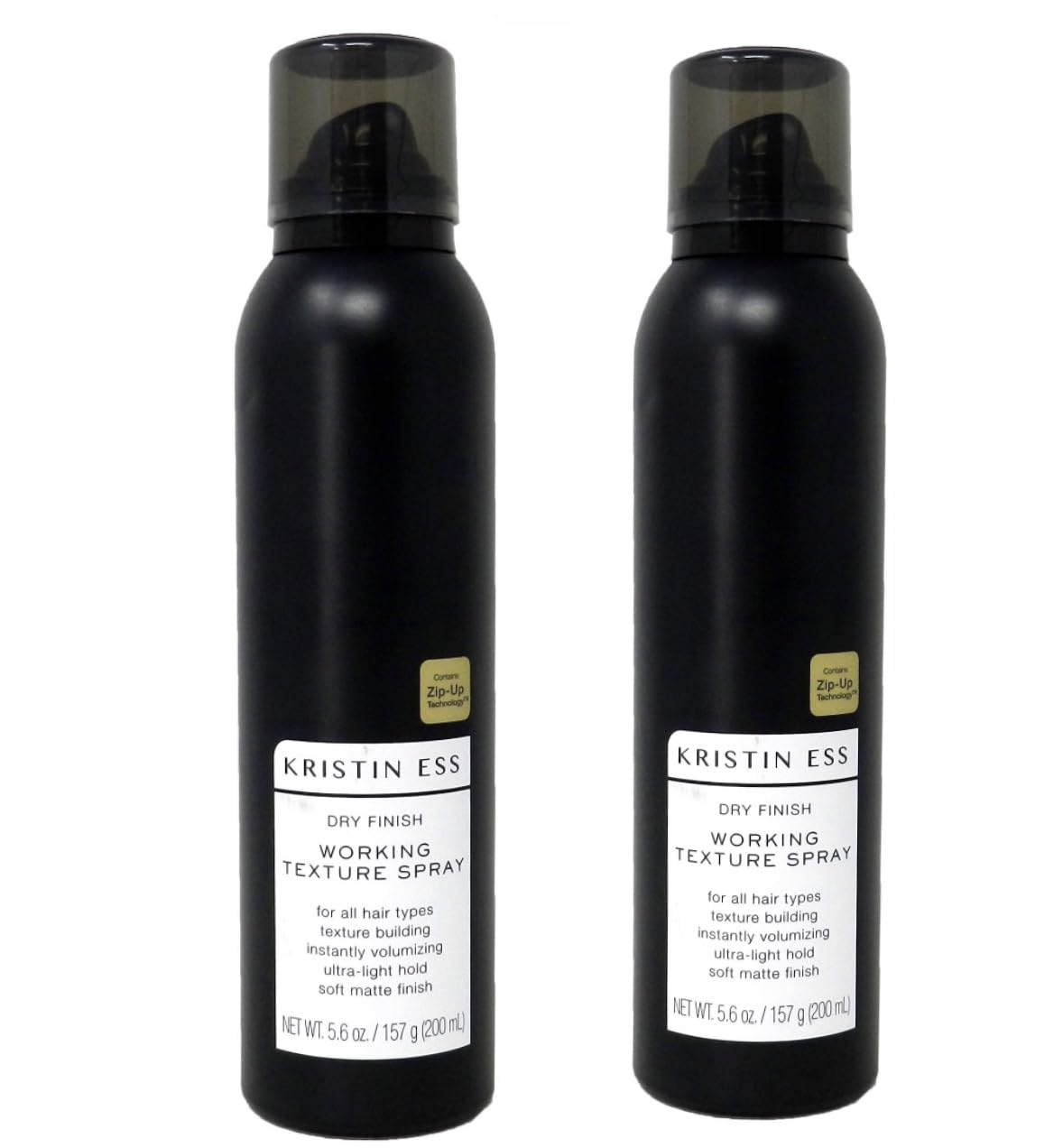 Kristin Ess Hair Dry Finish Working Texture Hair Spray for Volume + Texture, Light Hold Texturizing Hairspray, Soft Matte Finish, 5.6 OZ (2 PACK) Beauty & Personal Care Kristin Ess