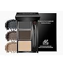 Eyebrow powder three-color brow disc waterproof eyebrow powder eyebrow makeup kit eyebrow filler to shape natural eyebrows (03# Skin color, brown Beauty & Personal Care UOCK