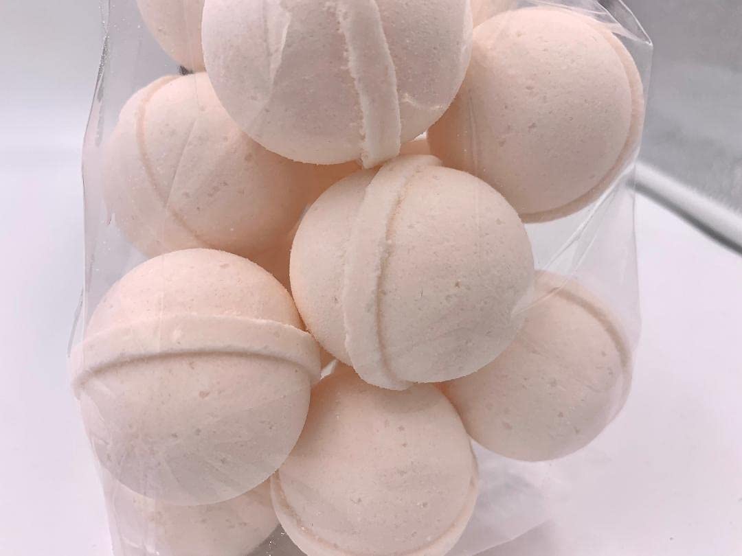 Spa Pure Ginger Peach Bath Bomb: USA Made with Shea Butter, Ultra Moisturizing, Great for Dry Skin (14 Count) Pack of 1 Beauty & Personal Care Spa Pure