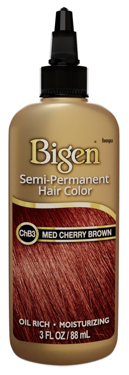 Bigen Semi-Permanent Haircolor #Chb3 Medium Cherry Brown 3 Ounce (88ml) (2 Pack) Beauty & Personal Care Bigen