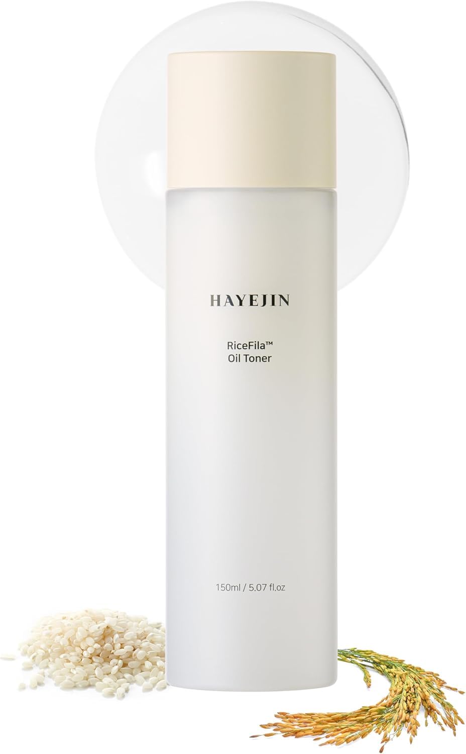 HAYEJIN RiceFila Milk Toner for Glass Skin - 2-in-1 Hydrating Korean Rice Toner with Niacinamide, 8 Hyaluronic Acids & 6 Peptides - Dual Phase Beauty & Personal Care HAYEJIN