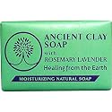 Clay Soap Rosemary Lavender Zion Health 6 oz Bar Beauty & Personal Care Zion Health