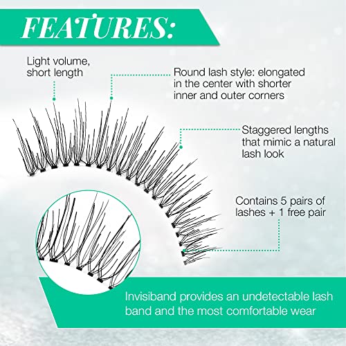 Ardell False Eyelashes, Natural 110, 5 pair + bonus pair Multipack for Eye-Lifting Effect Beauty & Personal Care Ardell