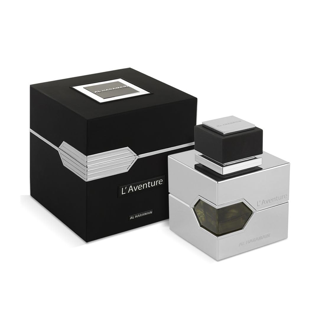 Al Haramain L'Aventure for Men Eau de Parfum Spray, 3.33 Ounce / 100 ml Beauty & Personal Care Al Haramain