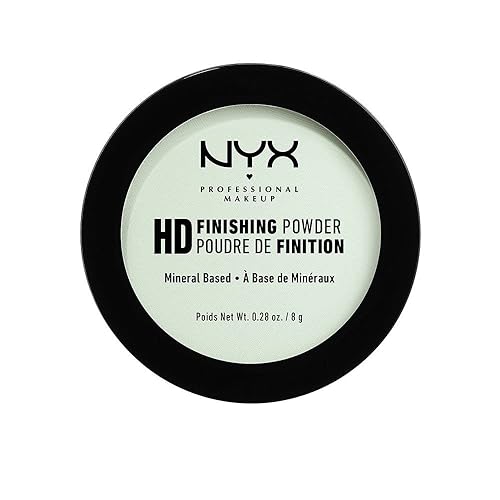 NYX PROFESSIONAL MAKEUP HD Finishing Powder, Pressed Setting Powder - Mint Green Beauty & Personal Care NYX PROFESSIONAL MAKEUP