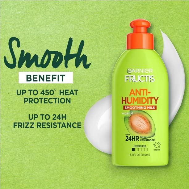 Garnier Fructis Style Anti-Humidity Smoothing Milk 5.10 oz (Pack of 6) Beauty & Personal Care Garnier