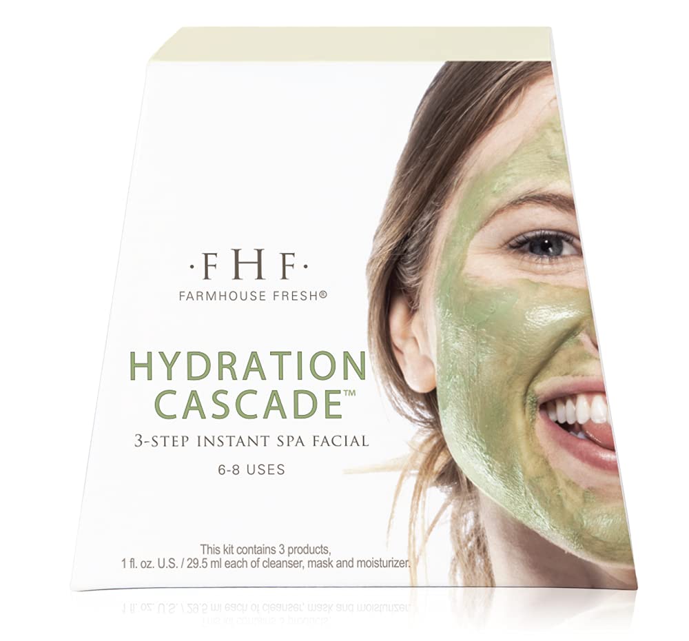 FarmHouse Fresh Hydration Cascade 3-step Instant Spa Facial, 3 ct. Beauty & Personal Care FarmHouse Fresh