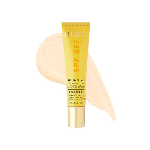 Milani Face Primer for Makeup - SPF BFF Primer with Broad Spectrum Sunscreen SPF 30 UVA UVB Protection, 1.0 Fl. Oz Beauty & Personal Care Milani