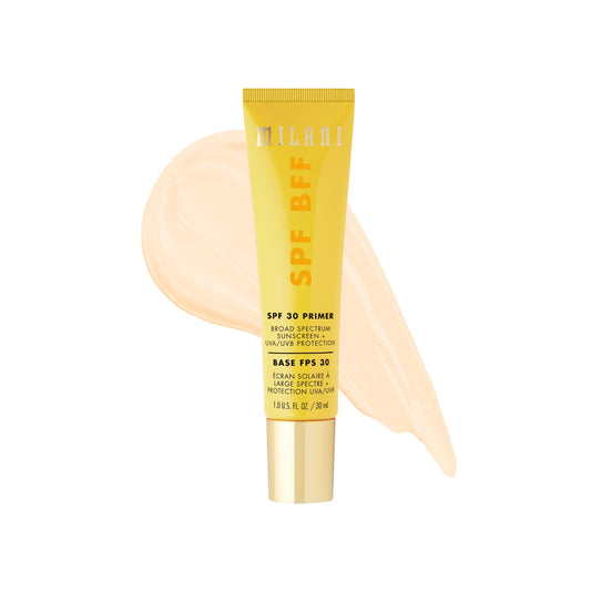 Milani Face Primer for Makeup - SPF BFF Primer with Broad Spectrum Sunscreen SPF 30 UVA UVB Protection, 1.0 Fl. Oz Beauty & Personal Care Milani