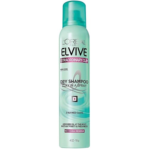 L'Oréal Paris Elvive Extraordinary Clay Dry Shampoo, 4 oz. (Packaging May Vary) Beauty & Personal Care L'Oreal Paris