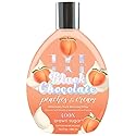 Brown Sugar Peaches & Cream 400X Double Dark Black Chocolate Bronzing Whip Tanning Lotion - Ultra Rich Skin Softening Formula for Deep, Long-Lasting Beauty & Personal Care Brown Sugar