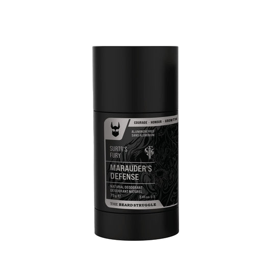 The Beard Struggle Marauder's Defense - Natural Charcoal Infused Deodorant Men, Aluminum Free - Platinum Collection, Surtr's Fury - 2.65 oz Beauty and Personal Care The Beard Struggle