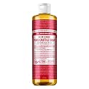 Dr Bronner's, Soap Castile Liquid Rose Made With Oils Fair Trade, 16 Fl Oz Beauty & Personal Care Dr. Bronner's