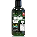 Oleavine TheraTree Tea Tree Oil Soap with Neem Oil - 12oz - Helps Skin Irritation, Body Odor, & Helps Restore Healthy Complexion for Body and Face Beauty & Personal Care Oleavine