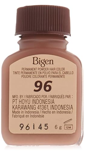 Bigen Permanent Powder Hair Color 96 Deep Burgundy 1 ea 0.21 oz (Pack of 4) Beauty & Personal Care Bigen