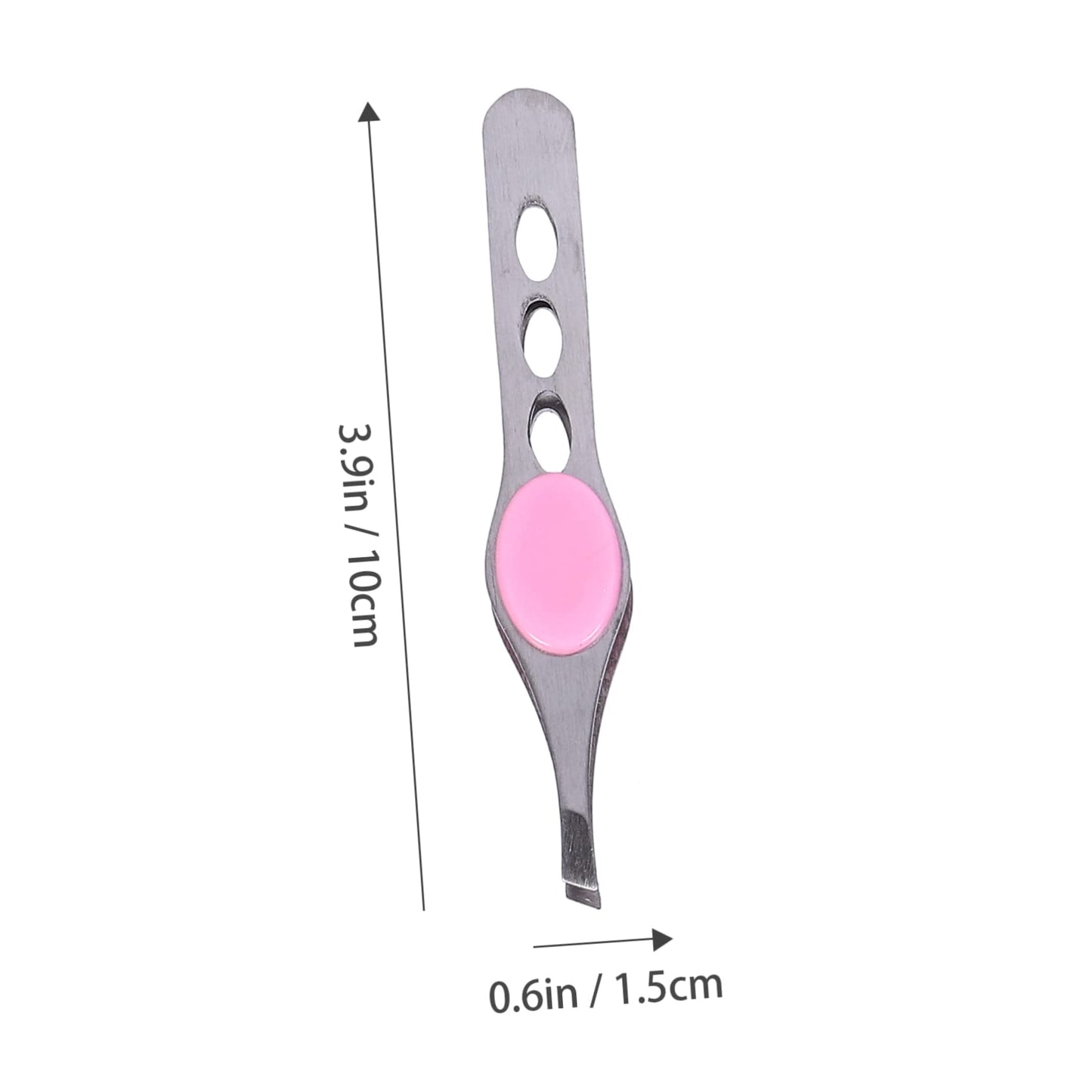 PartyKindom Stainless Steel Brow Tweezers 4pcs Set Eyebrow Clamps for Easy Plucking Grooming Rubber Buckle Beauty and Personal Care PartyKindom