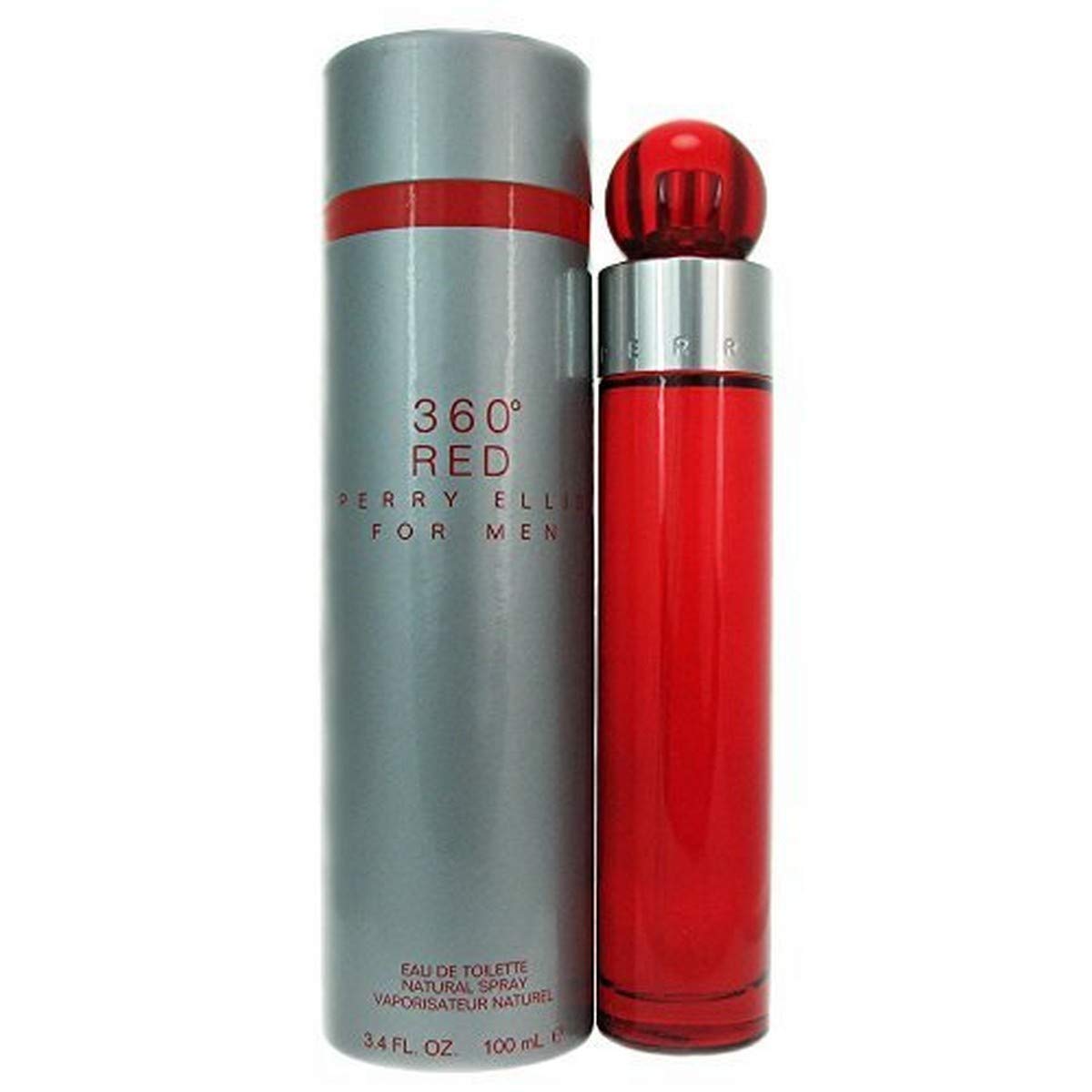 PERRY ELLIS 360 Red for Men - 3.4 Ounce EDT Spray Beauty & Personal Care Perry Ellis