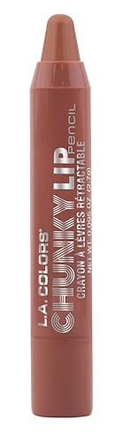 L.A. COLORS Chunky Lip Pencil, Warm Caramel, 0.04 Ounce Beauty & Personal Care L.A. COLORS