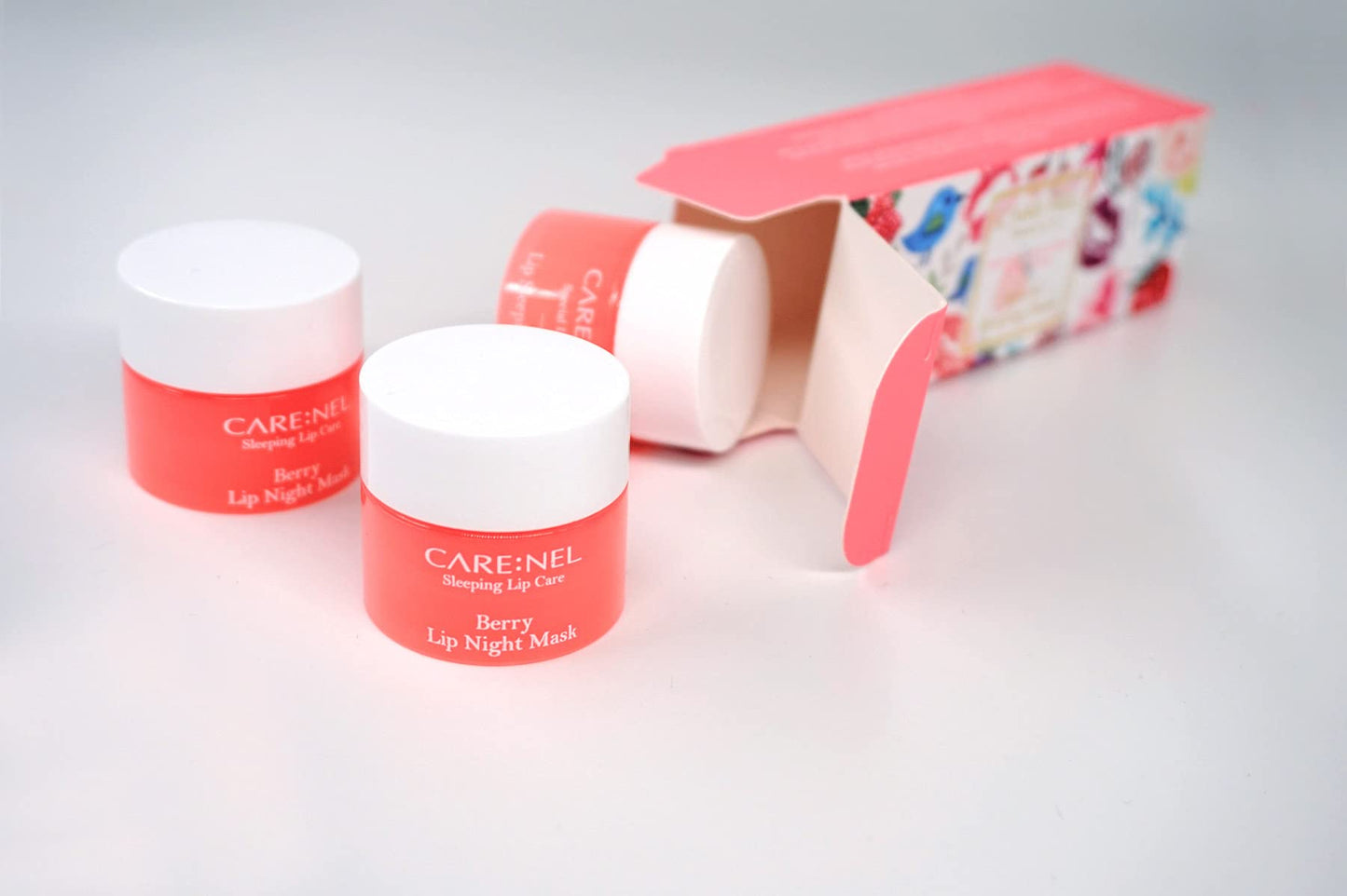 CARENEL Lip Sleeping Mask 5g (Berry 3Set) - Moisturizer for Dry Lips - Overnight Treatments Balm, Day and Night Repair Gloss, Scrubs Exfoliator Beauty & Personal Care CARE:NEL