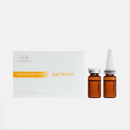 AM Armesso | Age Factor | 5x10ml Vials | Professional Anti-Aging Cosmetic Serum with EGF & Peptides for Firm-Looking, Smooth, and Revitalized Skin | Beauty & Personal Care AM ARMESSO