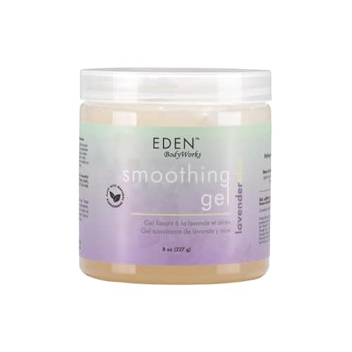 EDEN BodyWorks Lavender Aloe Smoothing Hair Gel (8 oz) - Enhances Curly or Natural Hair Look - Smooth Frizz & Tame Flyaways Beauty & Personal Care EDEN BodyWorks