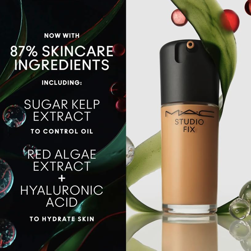 MAC Studio Fix Fluid SPF 15 24HR Matte Foundation + Oil Control NW20, Beige Beauty & Personal Care MAC
