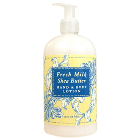 Greenwich Bay Trading Company Hand & Body Lotion, Fresh Milk Shea Butter, 16 Ounce (R2X003) Beauty & Personal Care Greenwich Bay Trading Company