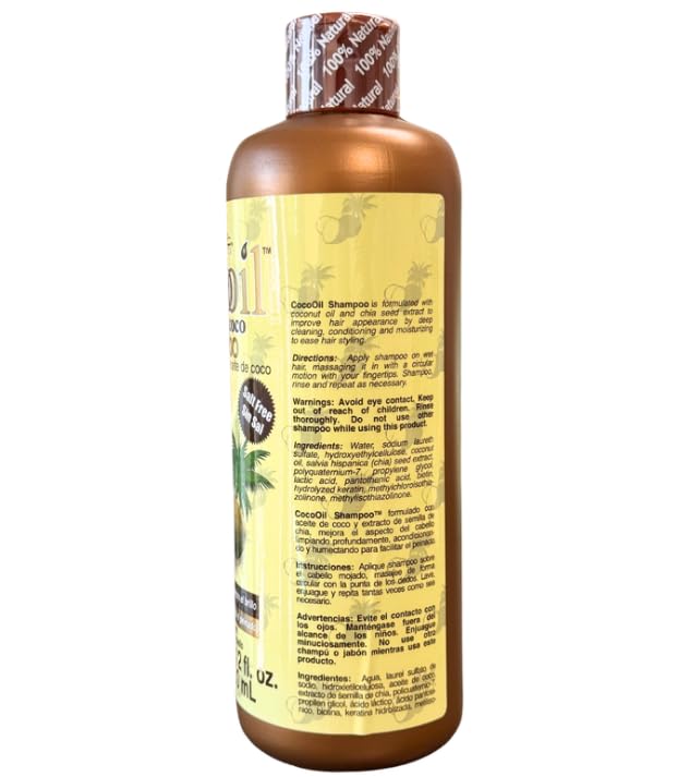 Coconut Oil Hair Care Bundle - Shampoo 32.12 fl oz, Hair styling Cream 8.45 fl oz, and Pure Coconut Oil with Biotin 2.8 fl oz - Revitalize, Nourish Beauty & Personal Care LABS INCREDIBLE