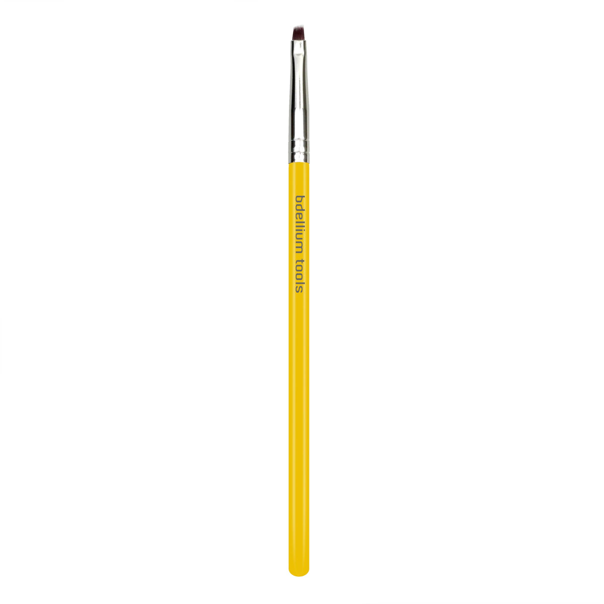 Bdellium Tools Professional Makeup Brush - Studio Series 760 Liner/Brow - With Soft Synthetic Fibers, For Smudging out Eyeliner (Yellow, 1pc)