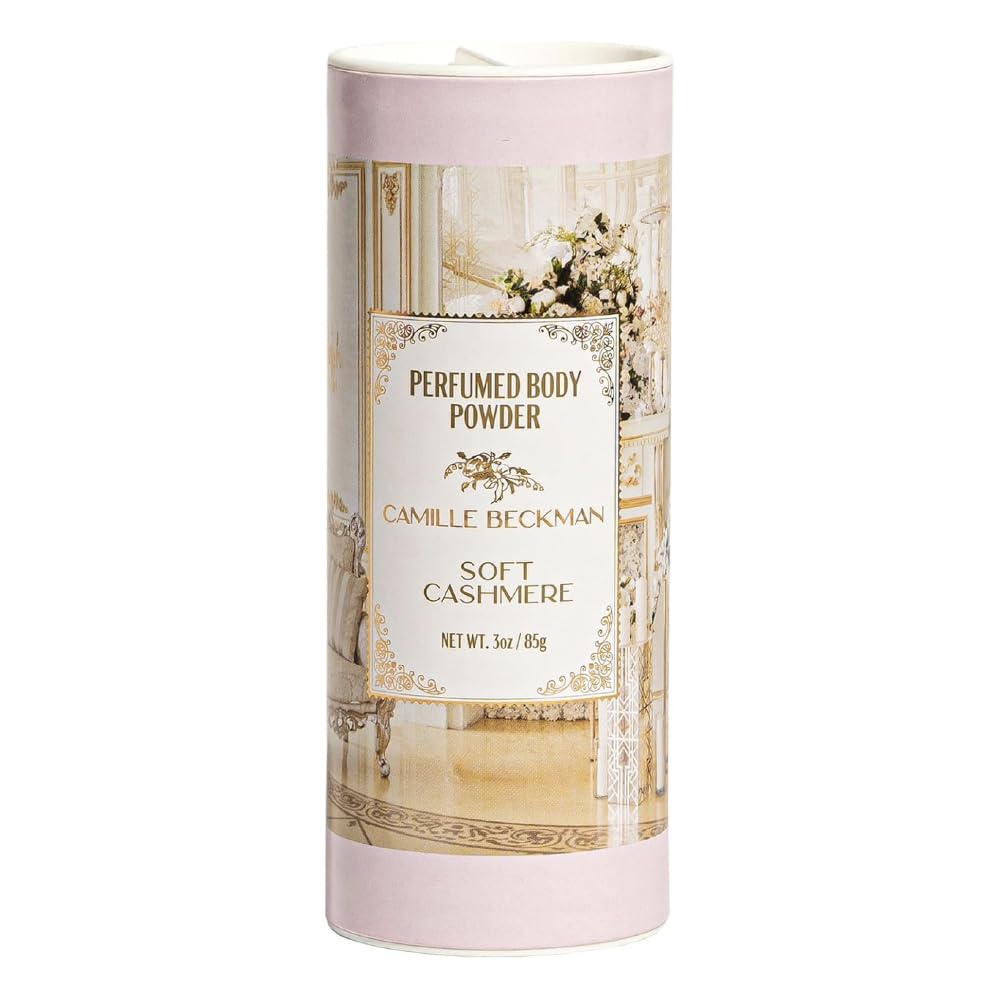 Soft Cashmere Scented Talc-Free Body Powder, Perfumed Dusting Powder, Camille Beckman, 3 Ounce Beauty & Personal Care Camille Beckman