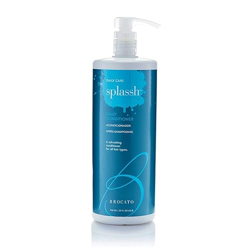 Brocato Splassh Daily Hair Conditioner: Moisturizing Conditioner with Fortifying Keratin and Natural Aloe Vera, Chamomile and Rosemary - No Sulfate or Beauty & Personal Care Brocato