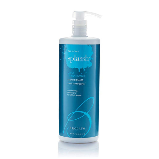 Brocato Splassh Daily Hair Conditioner: Moisturizing Conditioner with Fortifying Keratin and Natural Aloe Vera, Chamomile and Rosemary - No Sulfate or Beauty & Personal Care Brocato