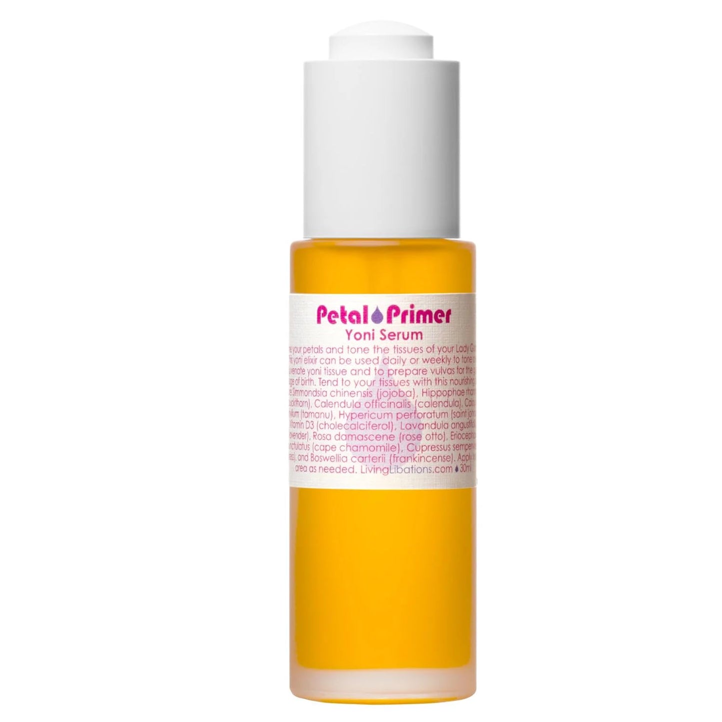 Living Libations - Organic Petal Primer Yoni Serum | Natural, Wildcrafted, Vegan Clean Beauty (1 fl oz | 30 mL) Beauty & Personal Care LIVING LIBATIONS