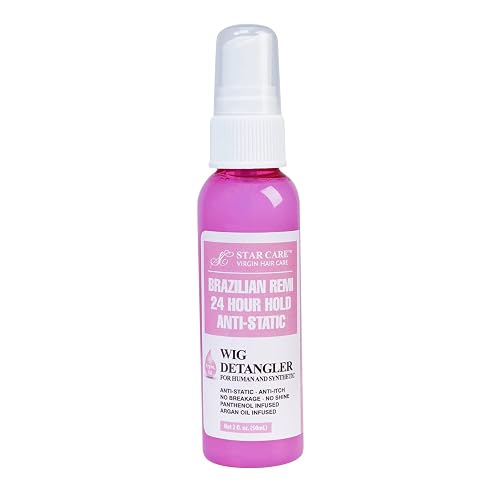 STAR CARE Brazilian Remi 24 Hour Hold Anti-Static Detangler Spray (Wig Detangler Spray) Beauty & Personal Care STAR CARE