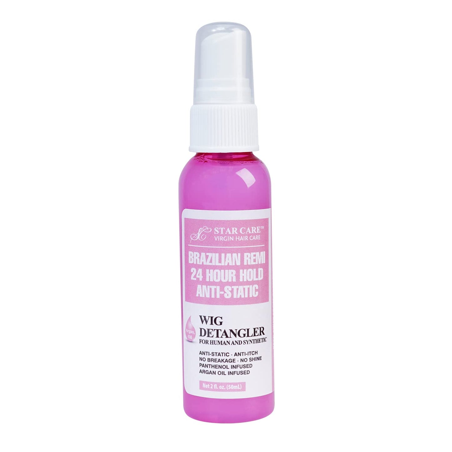 STAR CARE Brazilian Remi 24 Hour Hold Anti-Static Detangler Spray (Wig Detangler Spray) Beauty & Personal Care STAR CARE