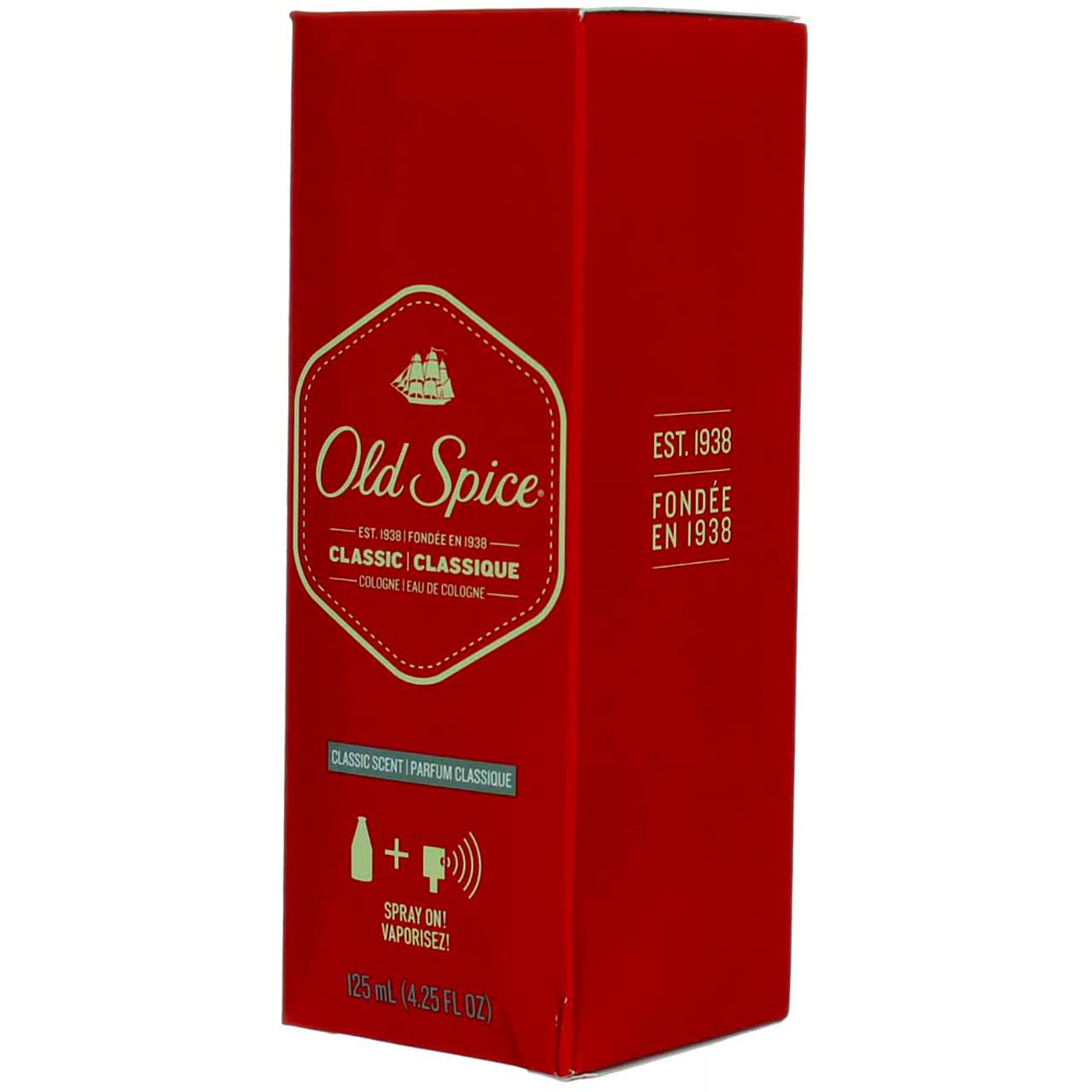 Old Spice Classic Cologne Spray 4.25 Oz 4 Pack Beauty & Personal Care Old Spice