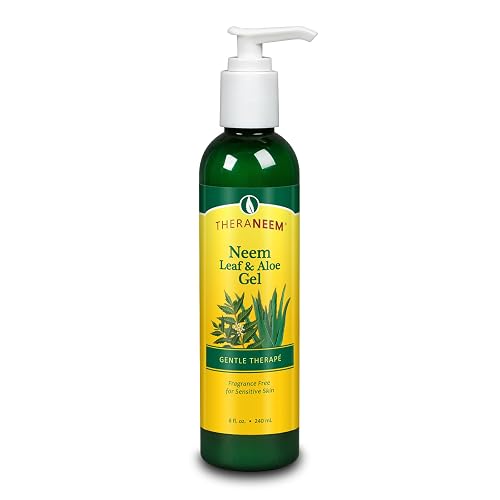 Theraneem Naturals Neem Leaf & Aloe Gel | Helps Refresh & Nourish Skin | Organic Neem Leaf & Aloe Vera | Fragrance Free for Sensitive Skin | 8fl. oz Beauty & Personal Care Thera Neem